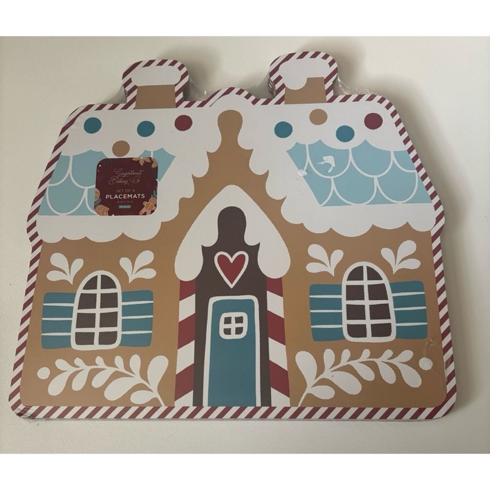 Envogue Holiday 4pk
Gingerbread House Cork Placemats ~ New in Plastic